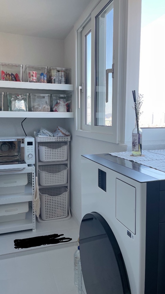 전농SK1차 이야기 | 세탁실문의가 종종 있는 것 같아서 저희집 세탁실 사진 공유합니다. 세탁건